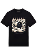 FesFas sheep-print T-shirt | Black