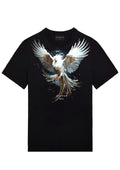 FesFas eagle-print T-shirt | Black