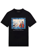 FesFas picture-print T-shirt | Black