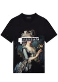 FesFas lady-print T-shirt | Black