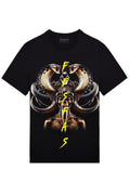 FesFas snake-print T-shirt | Black