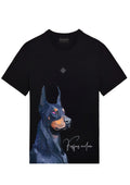 FesFas doberman-print T-shirt | Black