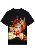 FesFas mongolian girl-print T-shirt | Black | Men