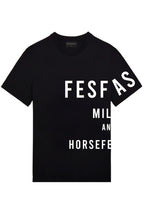 FesFas graphic-print T-shirt | Black