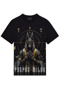 FesFas anubis-print T-shirt | Black