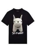 FesFas "So Funny"-print T-shirt | Black