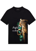 FesFas Leopard-print T-shirt | Black