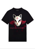FesFas Kitsune-print T-shirt | Black
