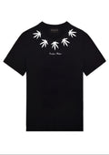 FesFas Leaf-print T-shirt | Black