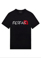 FesFas Logo-print T-shirt | Black