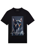 FesFas Doberman-print T-shirt | Black