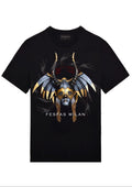 FesFas Warrior Mask-print T-shirt | Black