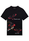 FesFas Bird-print T-shirt | Black