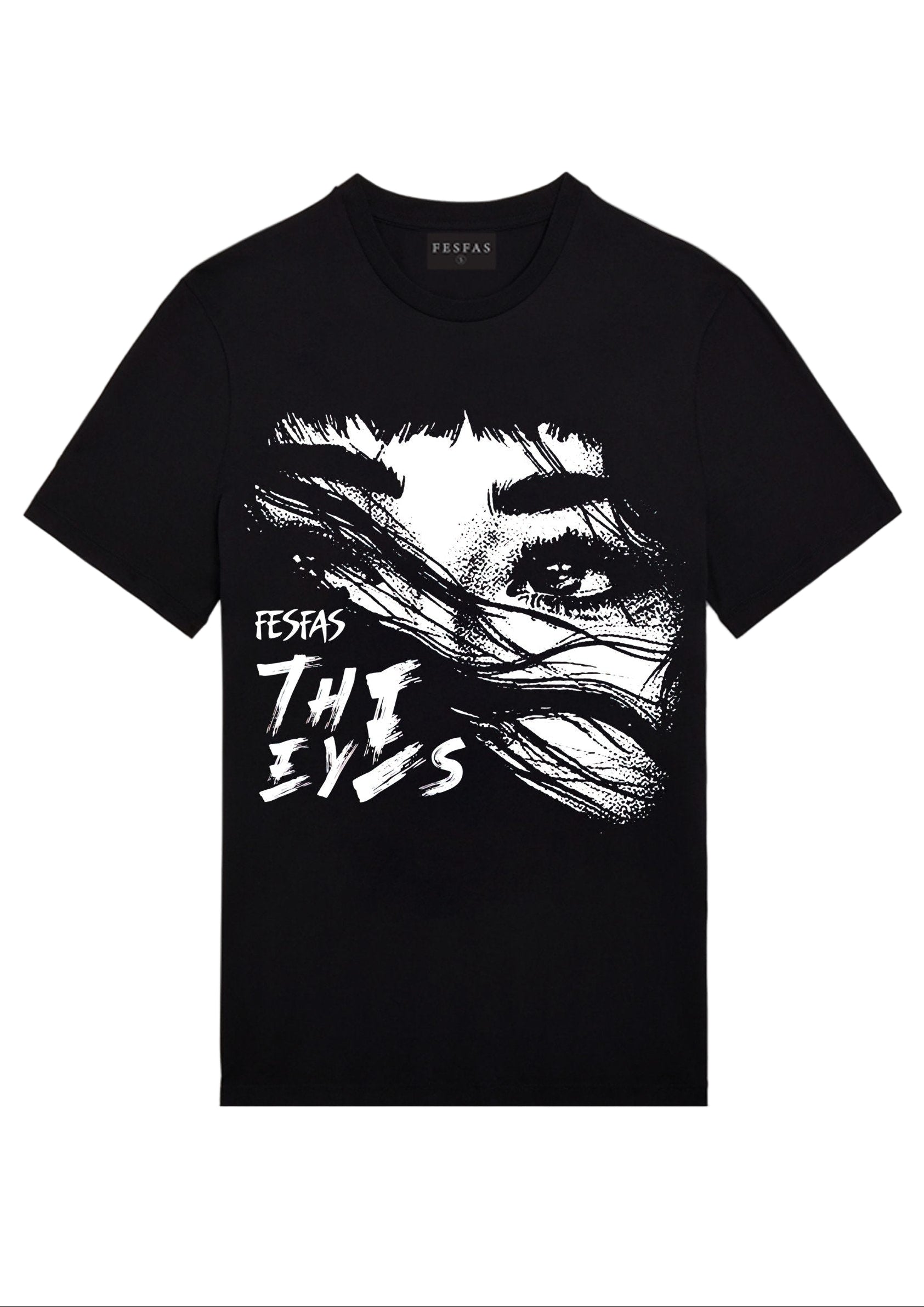 FesFas Girl-print T-shirt | Black