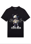 FesFas Mickey-print T-shirt | Black