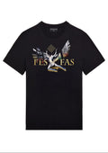 FesFas Angel-print T-shirt | Black | Men