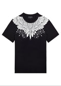 FesFas Eagle Wing-print T-shirt | Black