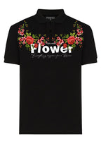 FesFas Floral-print Polo Shirt | Black