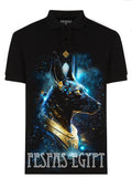 FesFas Doberman-print Polo Shirt | Black