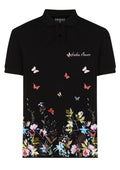 FesFas Floral-print Polo Shirt | Black