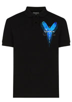 FesFas Eagle-print Polo Shirt | Black