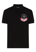 FesFas Floral-print Polo Shirt | Black
