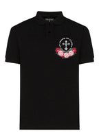 FesFas Floral-print Polo Shirt | Black