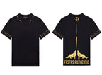 FesFas wolf-print T-shirt | Black