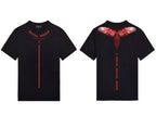 FesFas wings-print T-shirt | Black