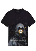 FesFas universe-print T-shirt | Black | Men