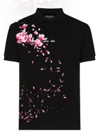 FesFas Floral-print Polo Shirt | Black