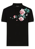 FesFas Floral-print Polo Shirt | Black