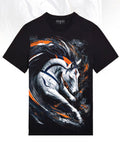 FesFas horse-print T-shirt | Black