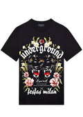 FesFas panther-print T-shirt | Black