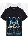 FesFas panther-print T-shirt | Black