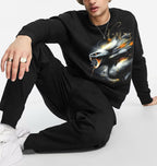 FesFas Viper-print Sweatshirt | Black