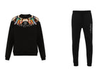 FesFas Feather-print Sweatshirt | Black