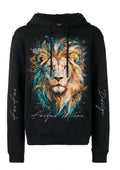 FesFas Lion-print Hoodie | Black