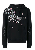 FesFas flower-print Hoodie | Black