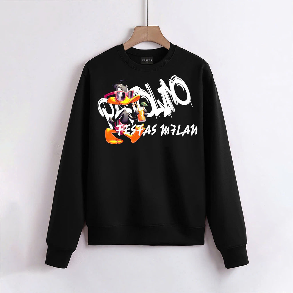 FesFas duck-print Sweatshirt | Black