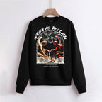FesFas Angels and Demons-print Sweatshirt | Black