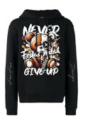 FesFas teddy bear-print Hoodie | Black