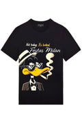 FesFas duck-print T-shirt | Black