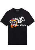 FesFas duck-print T-shirt | Black | Men