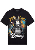FesFas bunny-print T-shirt | Black