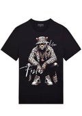 FesFas swag leopard-print T-shirt | Black | Men