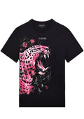 FesFas jaguar-print T-shirt | Black