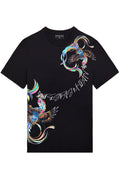 FesFas peacock-print T-shirt | Black | Unisex