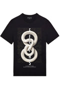 FesFas snake-print T-shirt | Black