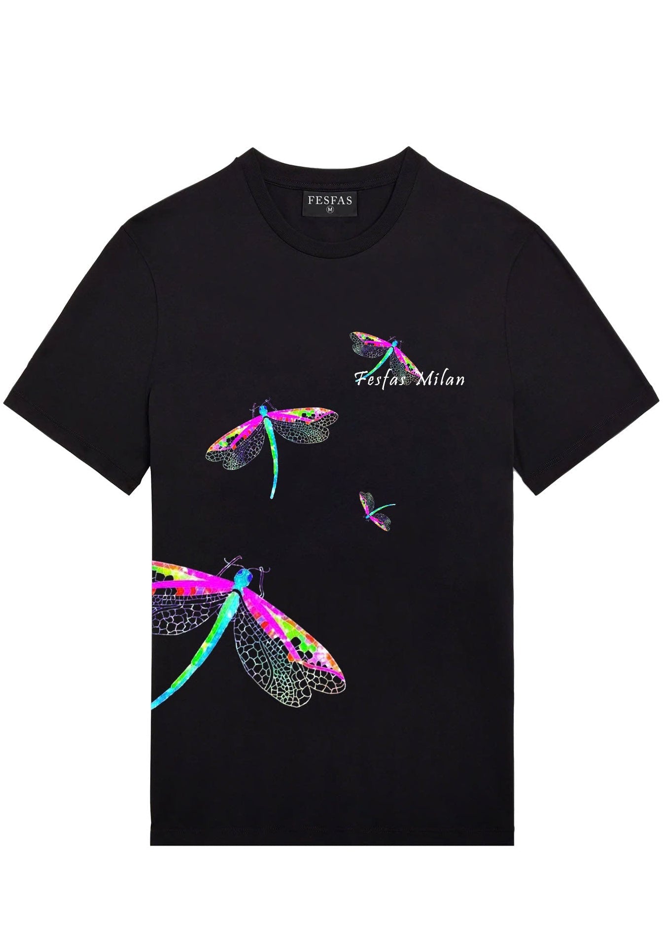 FesFas dragonfly-print T-shirt | Black